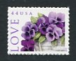 Love Stamp- Pansies United States, 2010